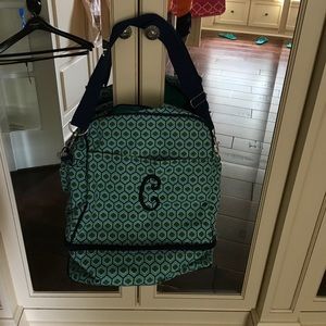 Backpack initiLed c with wallet inside!