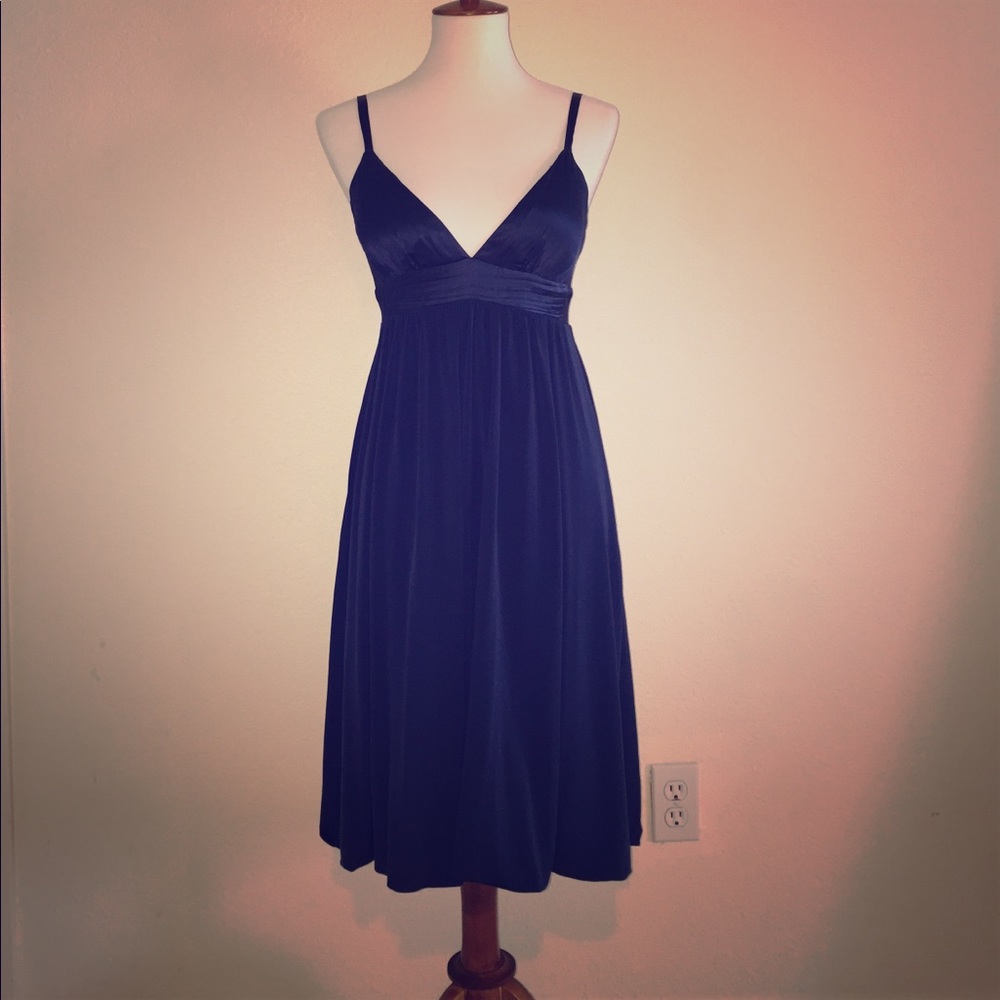 BCBG evening dress in navy blue