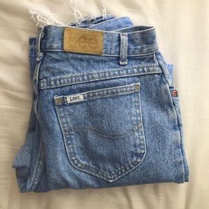 Vintage Super High Waisted Mom Jeans