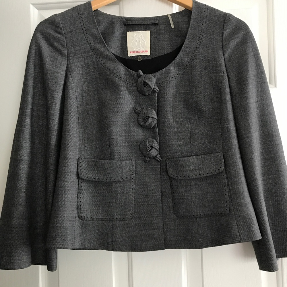 Rebecca Taylor Cropped Blazer
