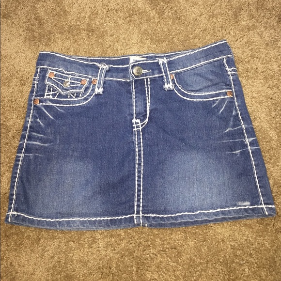 True Religion Skirts True Religion Jean Skirt Poshmark