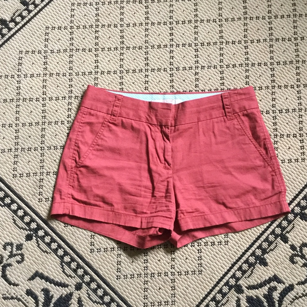 ❤️🐚 3/$10 J. Crew Brick Red Chino Shorts 🌊🍒