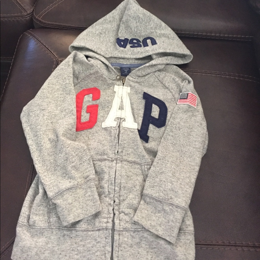Gap zipper hoodie