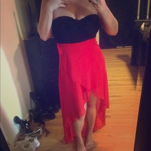 Hi-Low RED maxi dress!