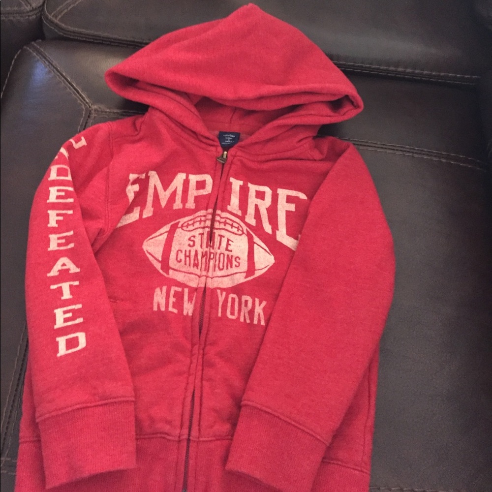Gap zipper hoodie