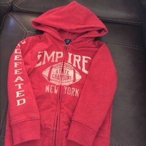 Gap zipper hoodie