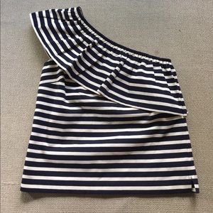 J Crew Off the Shoulder Structured top xxs, NWOT