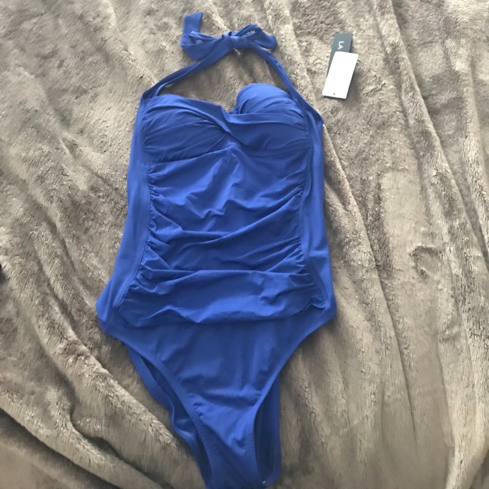 Royal blue La blanca bathing suit