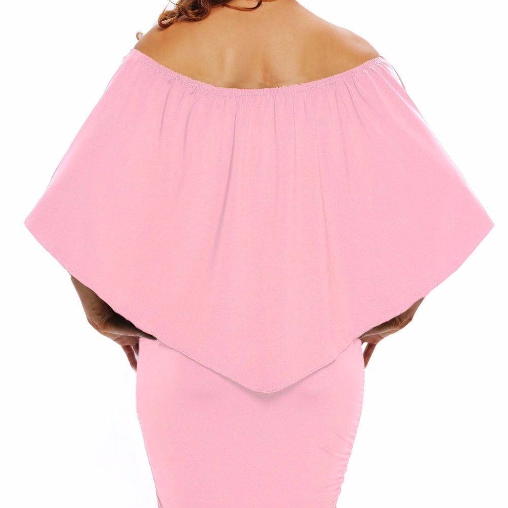 Multiple Dressing Layered Pink Mini Dress - Picture 5 of 6