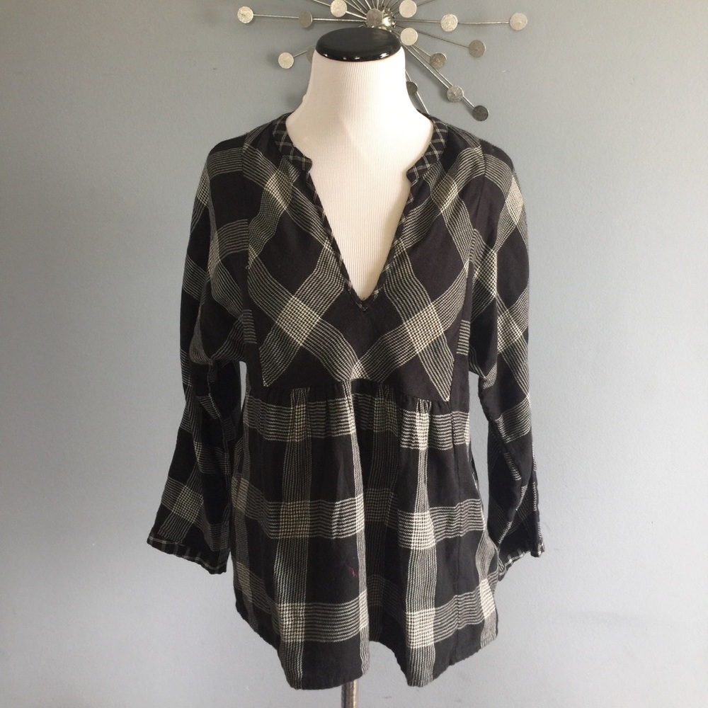 Madewell plaid top
