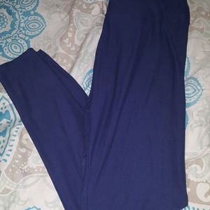 Lularoe TC Solid blue leggings