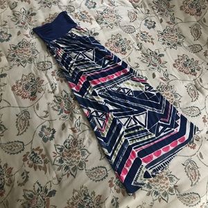 Roxy Maxi Dress with Side Slit