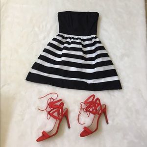 White House Black Market strapless mini dress
