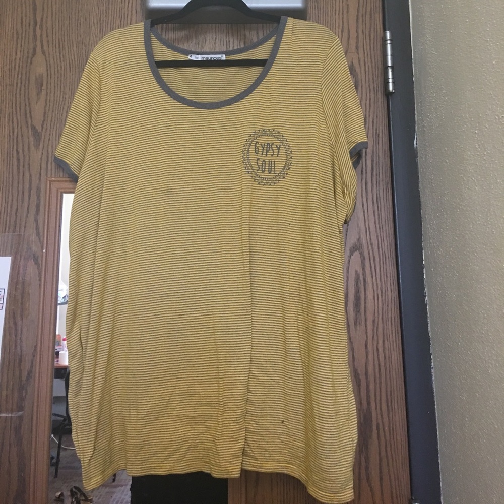 Maurices stripe gypsy soul top