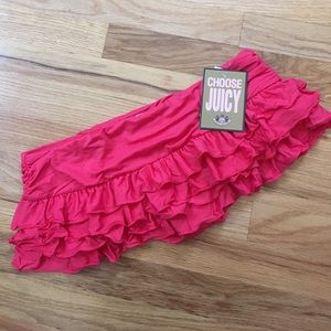 Juicy Couture Pink Ruffle Swim Bottoms