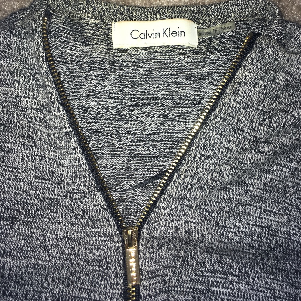 Calvin Klein Zip-Up Sweater