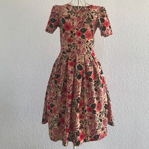 Women's Lularoe floral Amelia dress