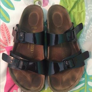 Birkenstock Papillio patent leather 2 strap