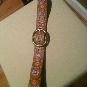 Lucky Brand Embroidered Belt