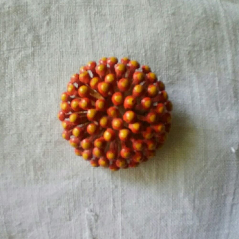 VNTG Dome Match Sticks Brooch Pin
