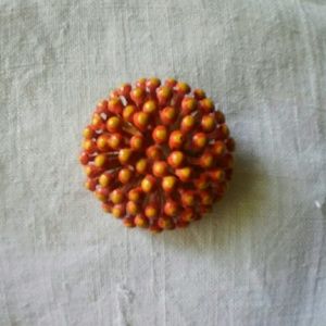 VNTG Dome Match Sticks Brooch Pin