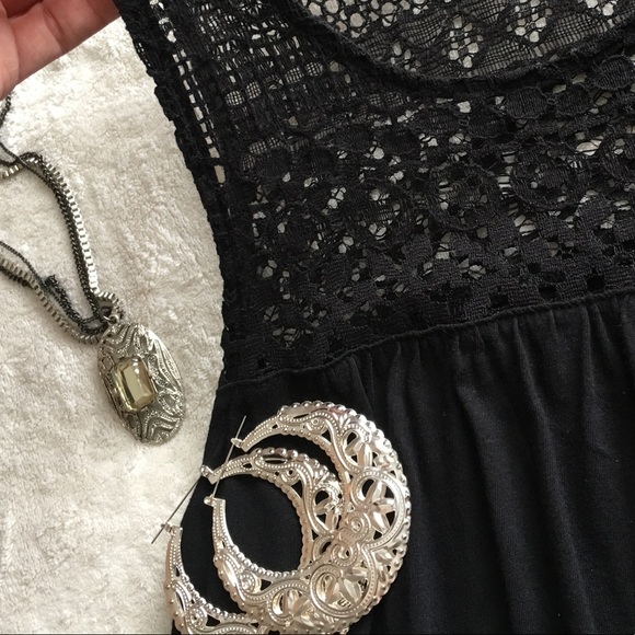 So Gypsy Silver Tone Hoop Earrings - Picture 3 of 8