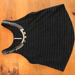 Black free people tank top