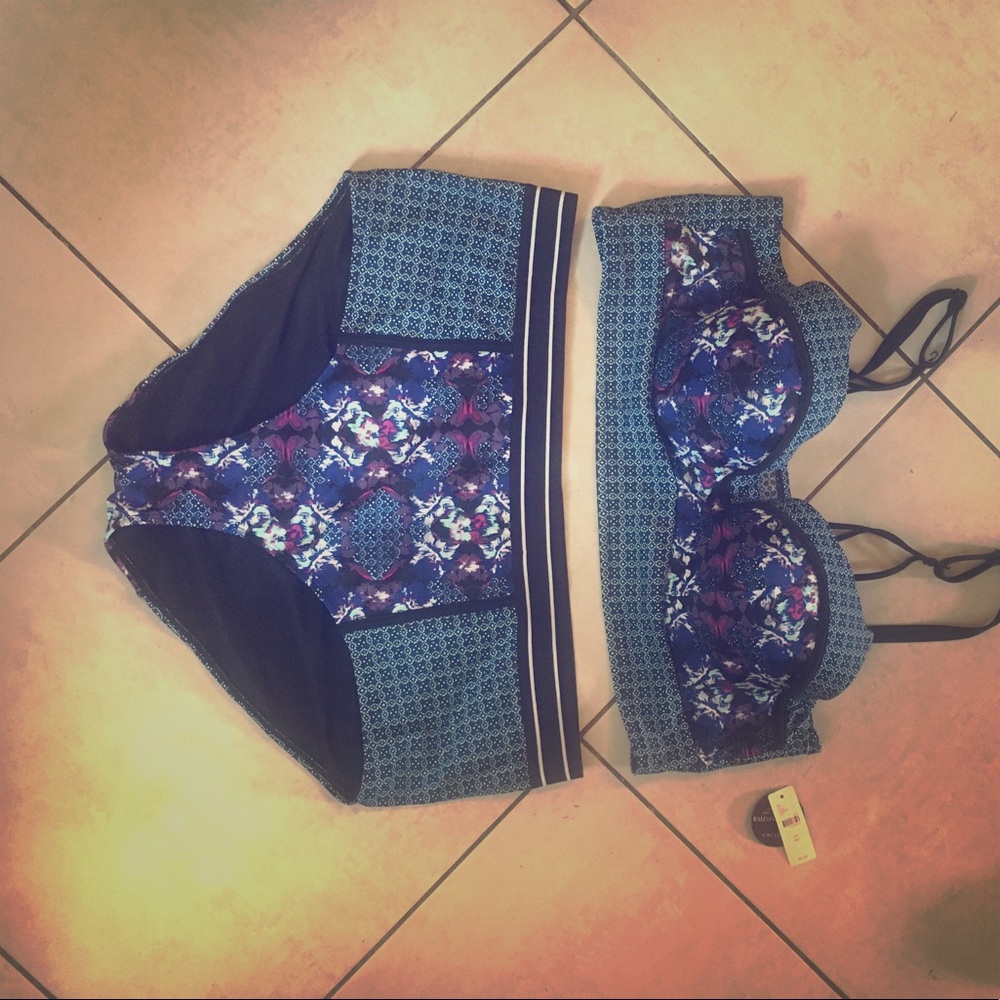 Cacique bikini 46C bottoms size 28