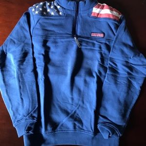 Vineyard Vines USA Quarter Zip