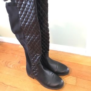 Over the Knee Quited Boots