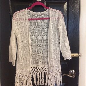 Beach coverup / lace jacket