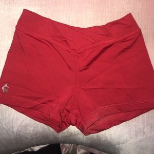 D.C. dance Girls dance shorts red