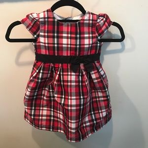 Toddler Girl Plaid Holiday Dress