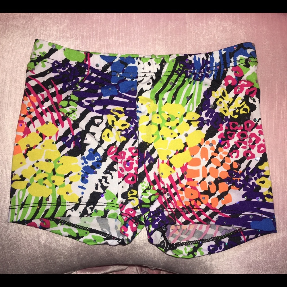 Colorful dance shorts