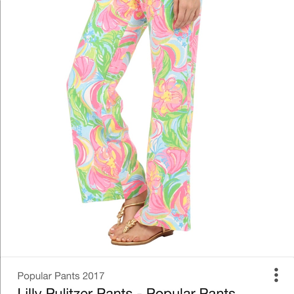 Lilly Pulitzer "the beach pants" - Picture 3 of 5