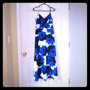 Banana Republic floral panel maxi dress