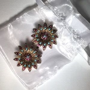 🗝70’s Vintage 🗝Crystal Earrings✨