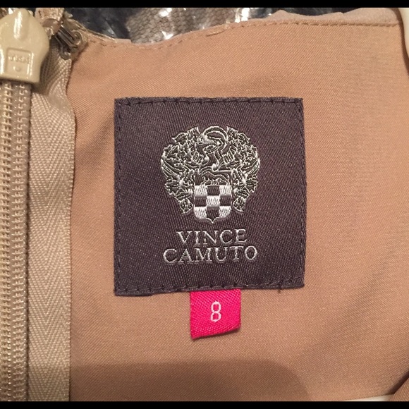 NWT Vince Camuto. Taupe dress with metal studs - Picture 4 of 6