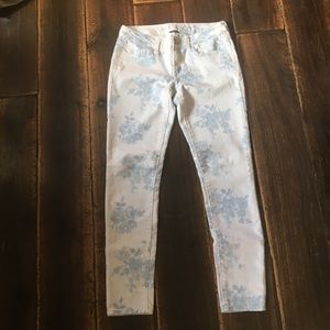 Flower jeans