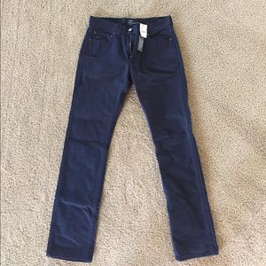 J crew navy Sutton garment-dyed jeans