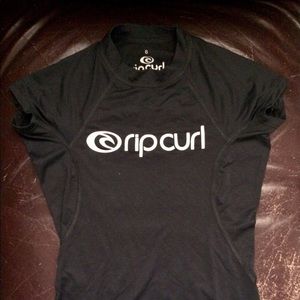 Black Rip Curl rash guard