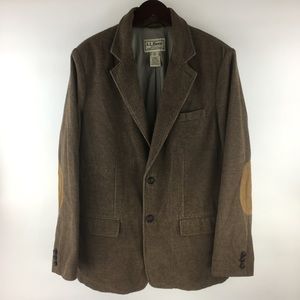 LL Bean Corduroy Blazer Sz 44 Reg