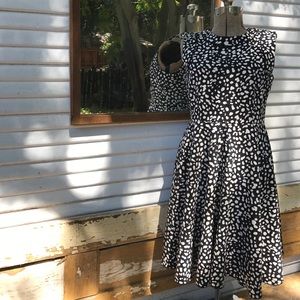 Marella Italian Rounded Collar Gondola Dress