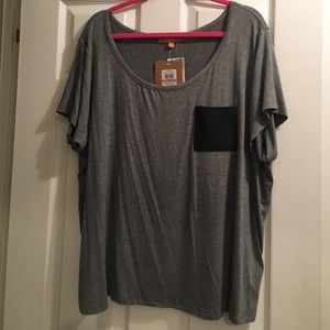 Grey Pocket Tee