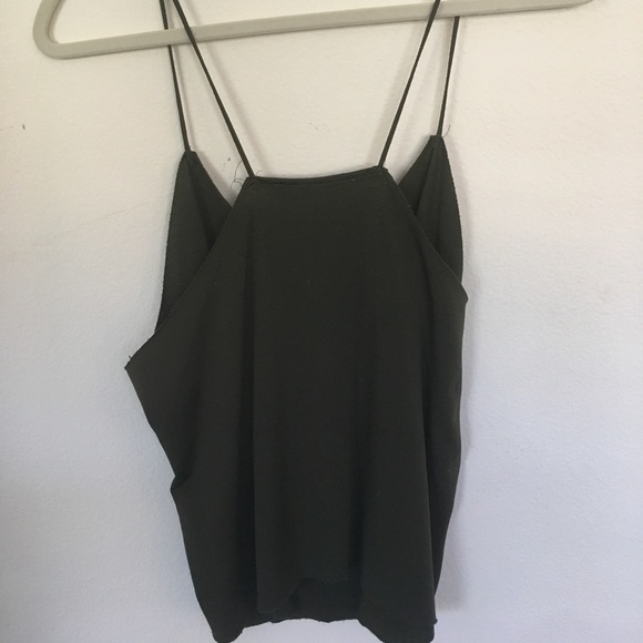 brandy melville dark army green loose tank - Picture 3 of 4