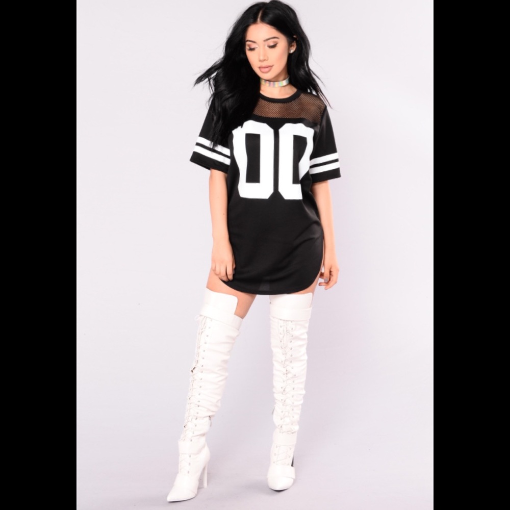 ✨⚡️ Fashion Nova Black Jersey Tunic
