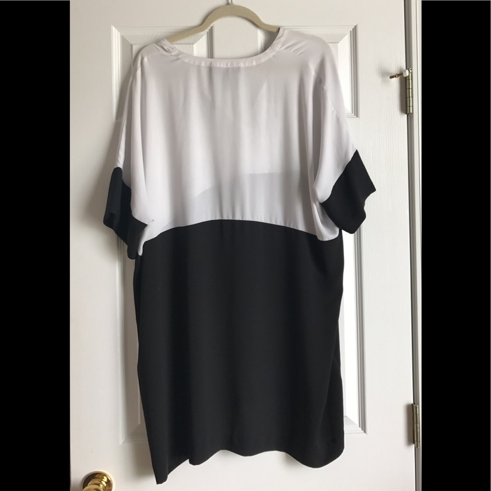 BCBG Maxazria Inessa Color Block in White - XS - Picture 4 of 5