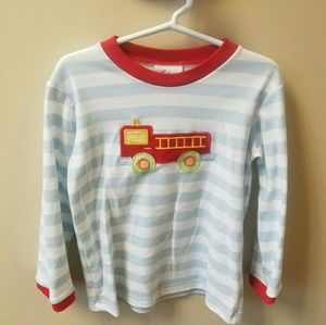 Super Cute Long sleeve firetruck shirt