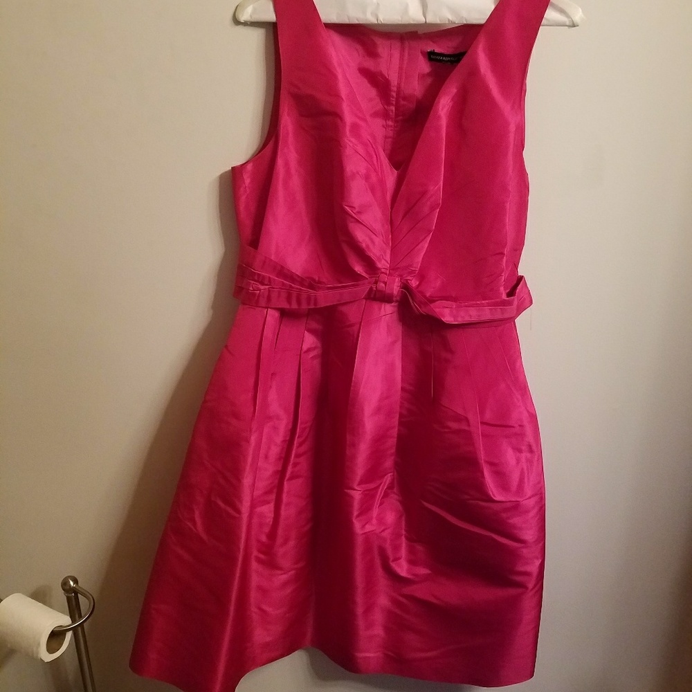 Pink taffeta dress
