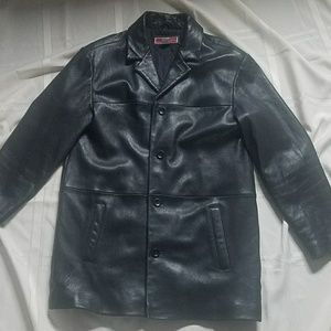 Merona leather (3/4-length) jacket